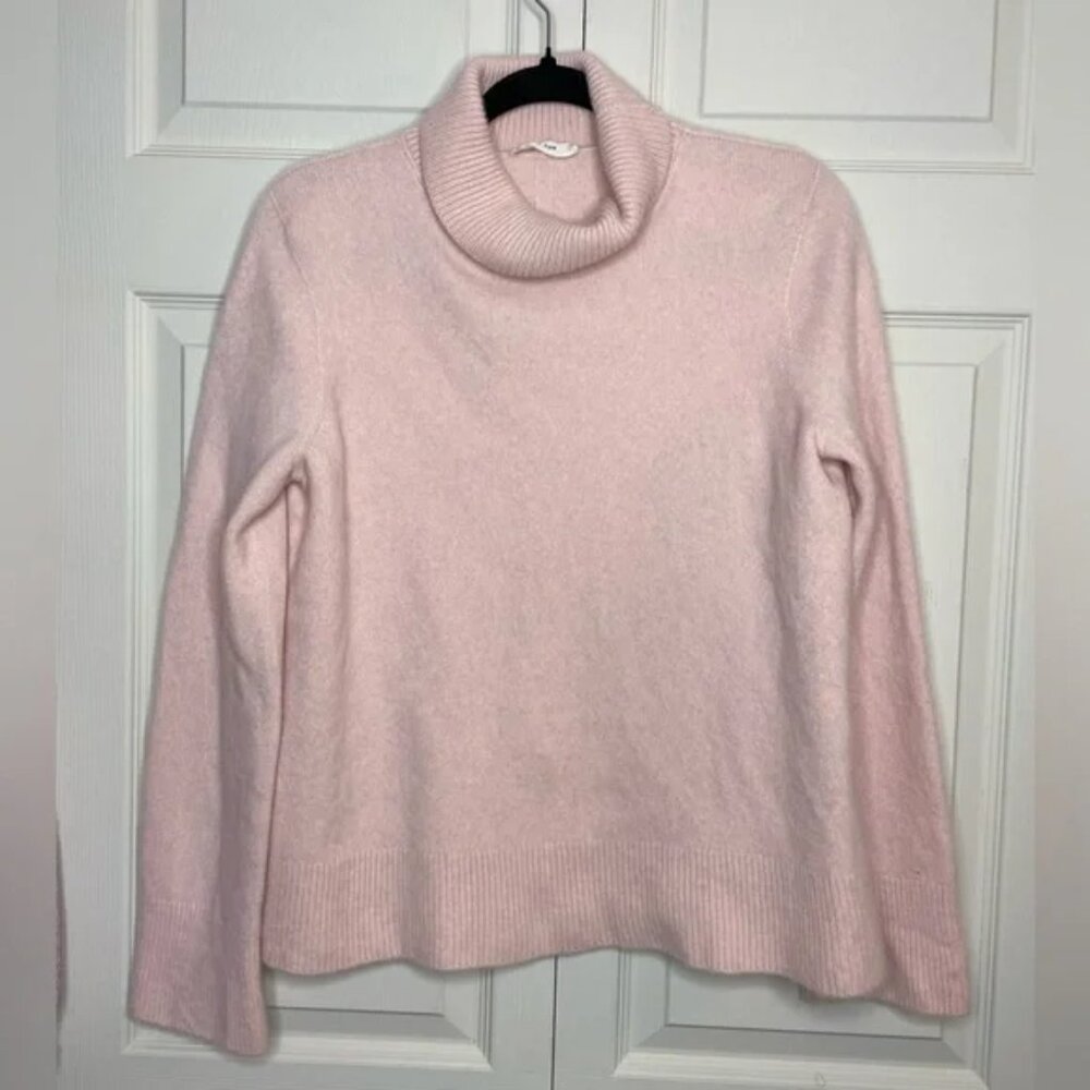 The Row pink wool and cashmere Milina sweater